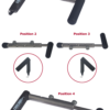 Faca Ultra Wiz Com Ajuste de Posição 3055K Para Remoção de Vidros Automotivos Colados - Image 2