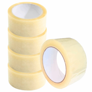 Fita Adesiva Transparente Para Embalagem - Rolo De 50mmx100m 5 Unidades- NU8091